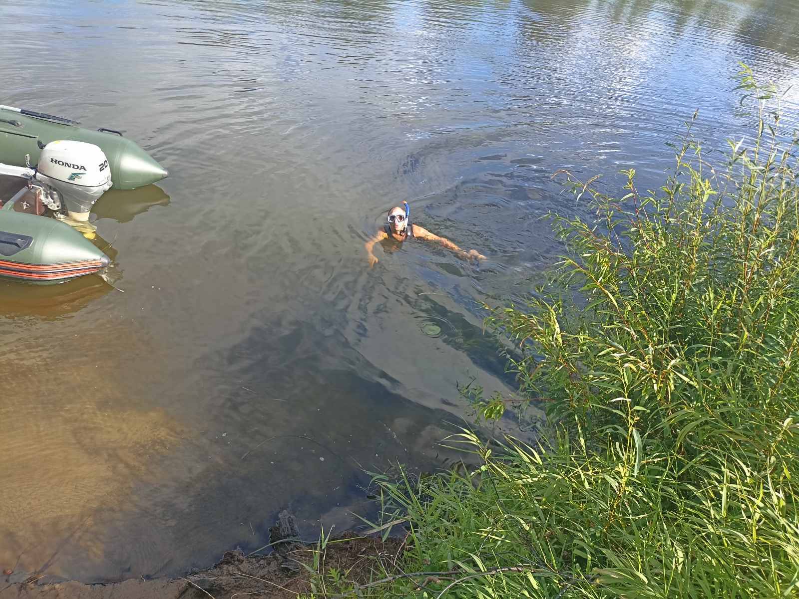 В Чериковском районе на реке Сож утонул мужчина