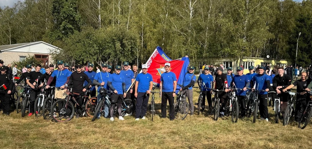 Спасатели приняли участие в городском велопробеге. Могилев